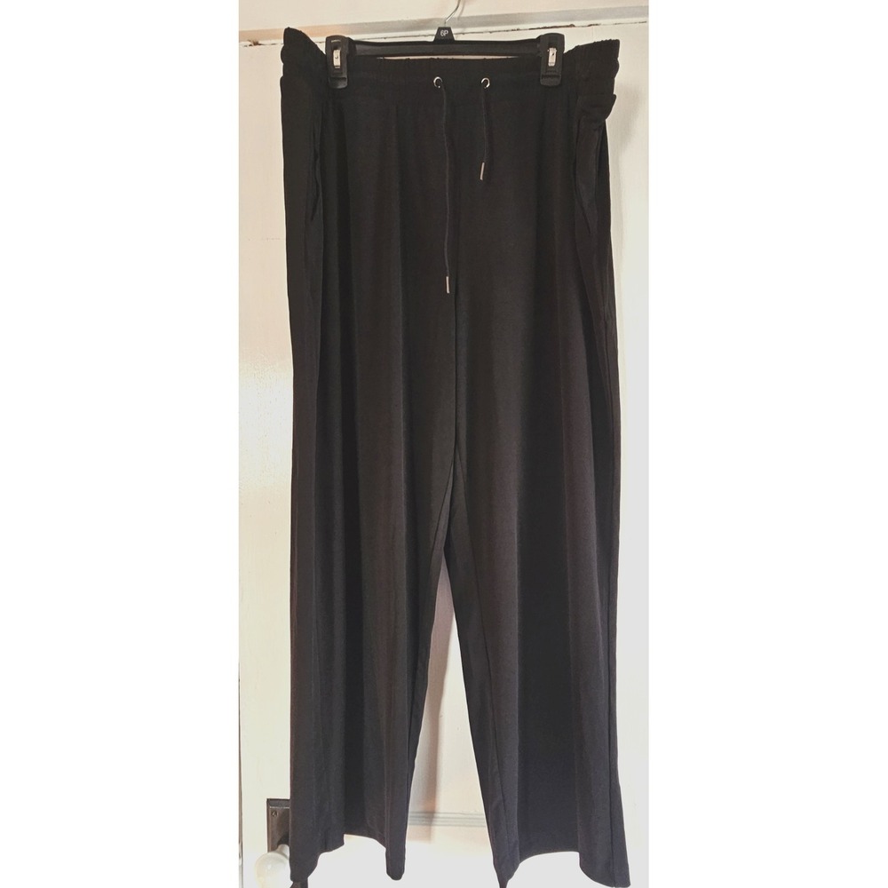 NWT LANE BRYANT MATTE JERSEY mid- rise straight short 22/24 pull on pants‎